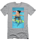 8 Young Woman Doing Water Aerobics in Indoor Pool Sporting Concept Maria Kray T-Shirt