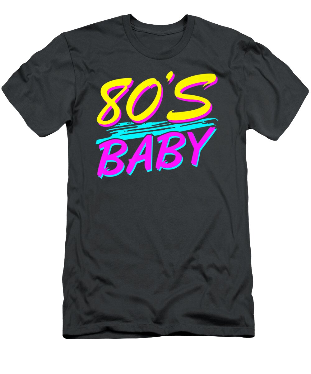 80s Baby 1980s Vintage Eighties Costume Party Bien Dang T-Shirt
