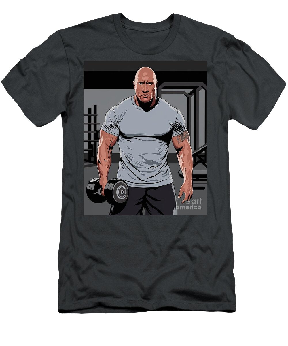 83 Dwayne Johnson the Rock Meghaoui Abdellah T-Shirt