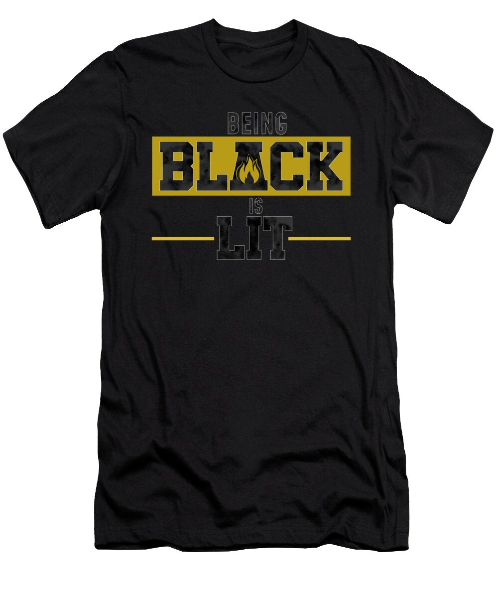 9 Black History Month African American Black Pride Dark Light Nikita Goel T-Shirt