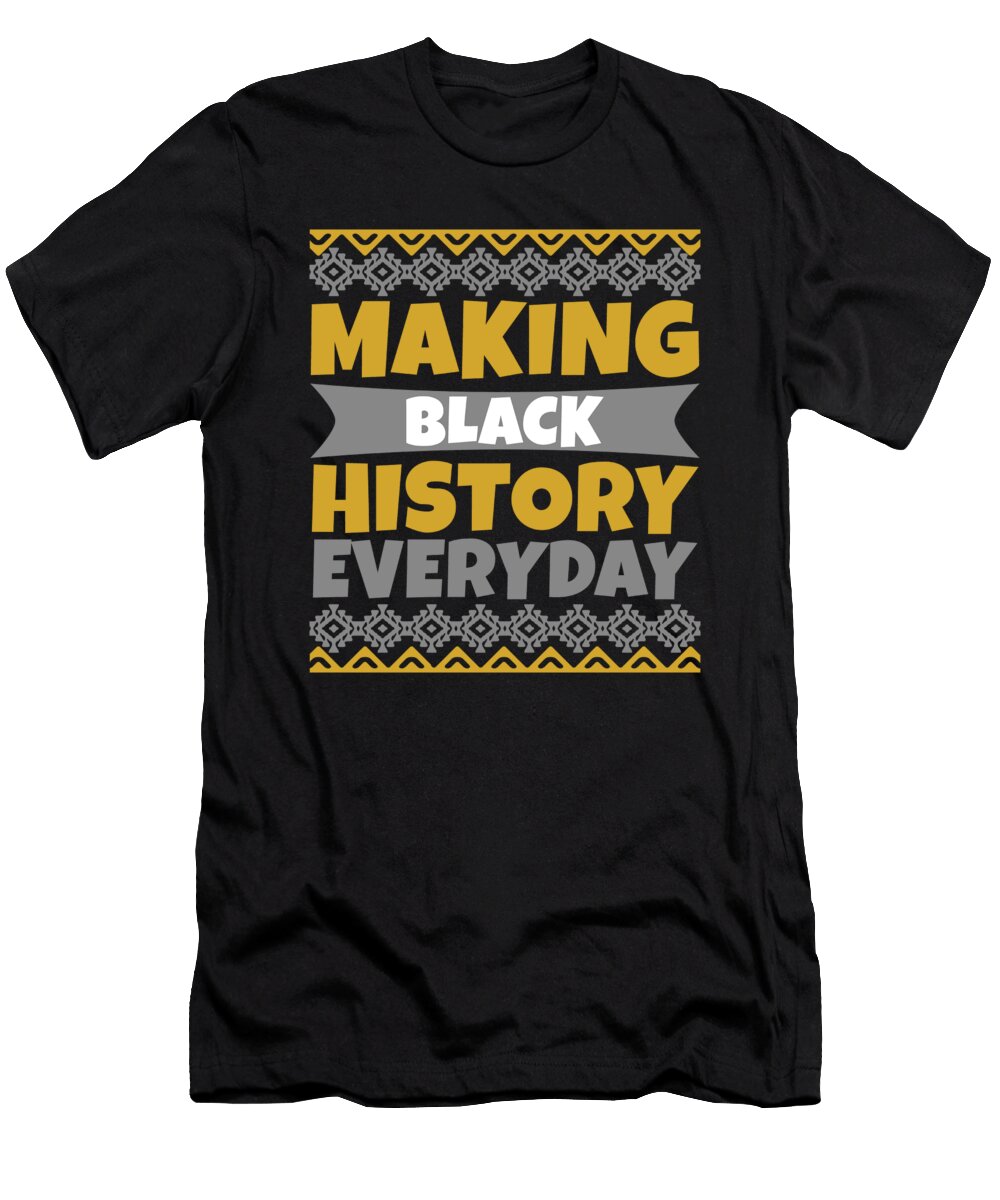 9 Black History Month African American Black Pride Dark Nikita Goel T-Shirt