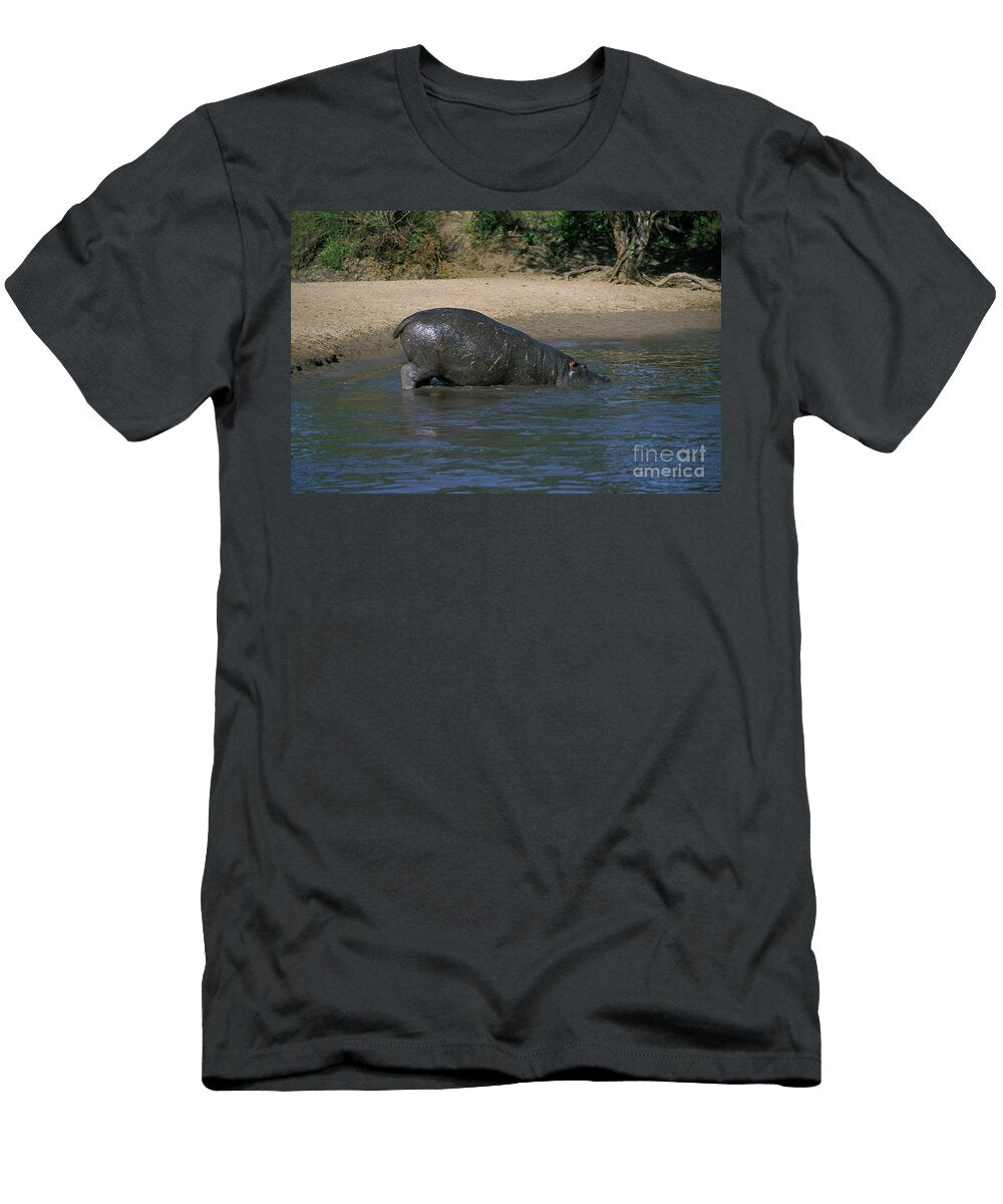9 Hippopotamus Hippopotamus Amphibius Gerard Lacz T-Shirt
