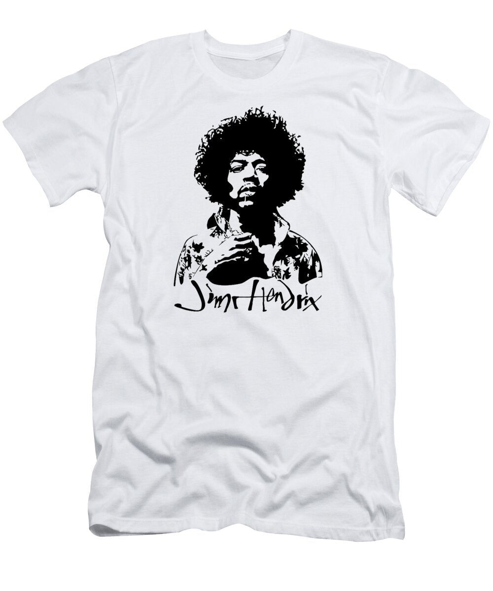 9 Jimi Hendrix American Guitarist Singer and Songwriter Rosetta Hamshere T-Shirt