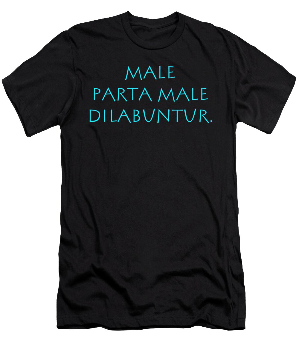 9 Male Parta Male Dilabuntur Vidddie Publyshd T-Shirt