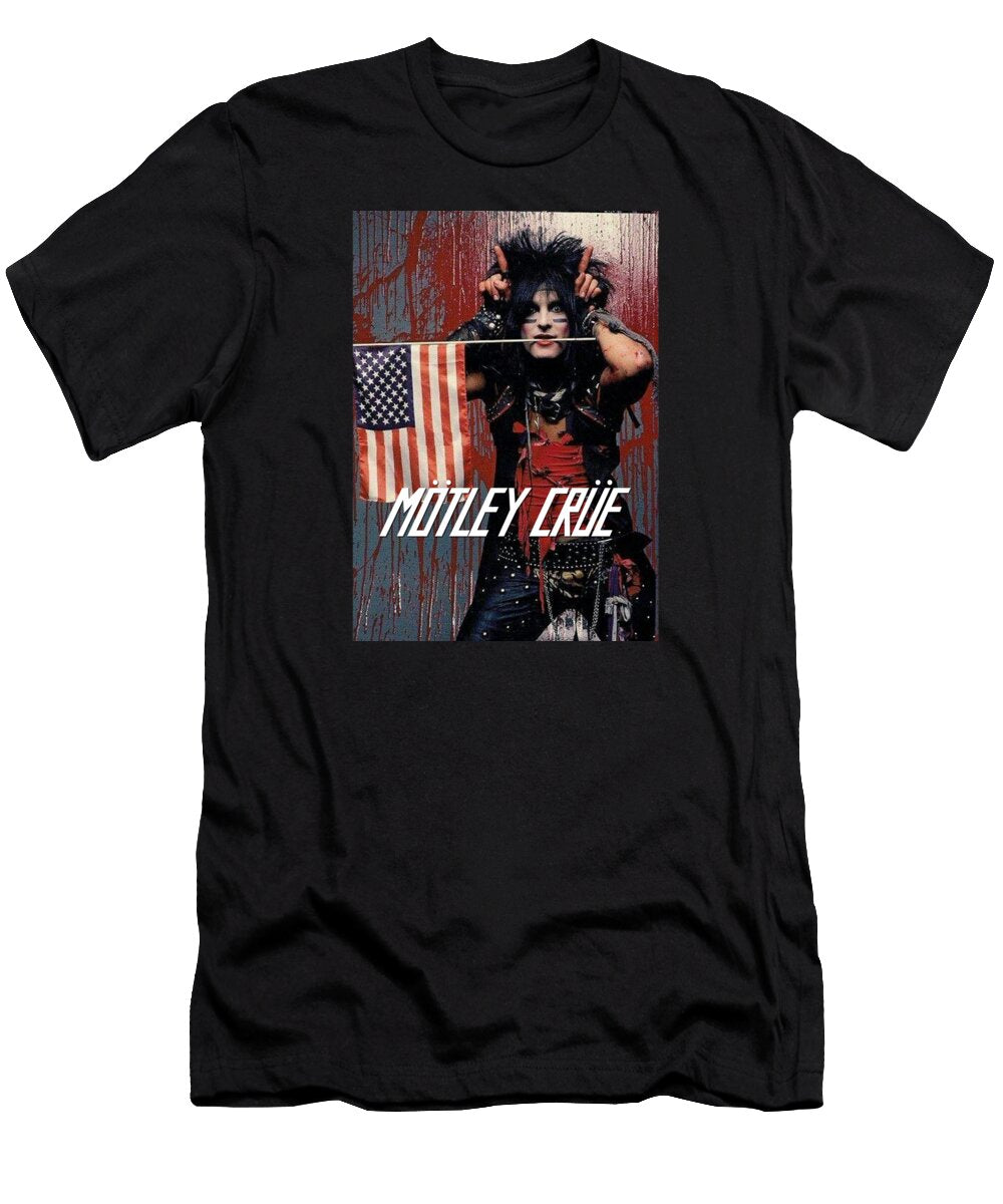 9 Motley Crue American Heavy Metal Band Kenneth Cescoti T-Shirt