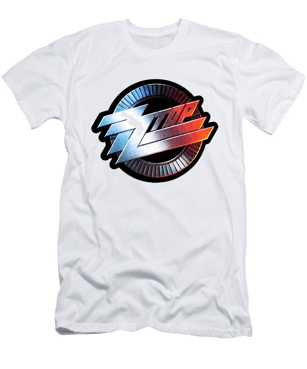 9 Zz Top American Rock Kenneth Cescoti T-Shirt