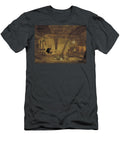 A Barn Interior with Four Cows a Milk Maid Cleaning a Pot and Earthenware Pots in the Foreground Ar Govert Dircksz Camphuysen Dutch T-Shirt