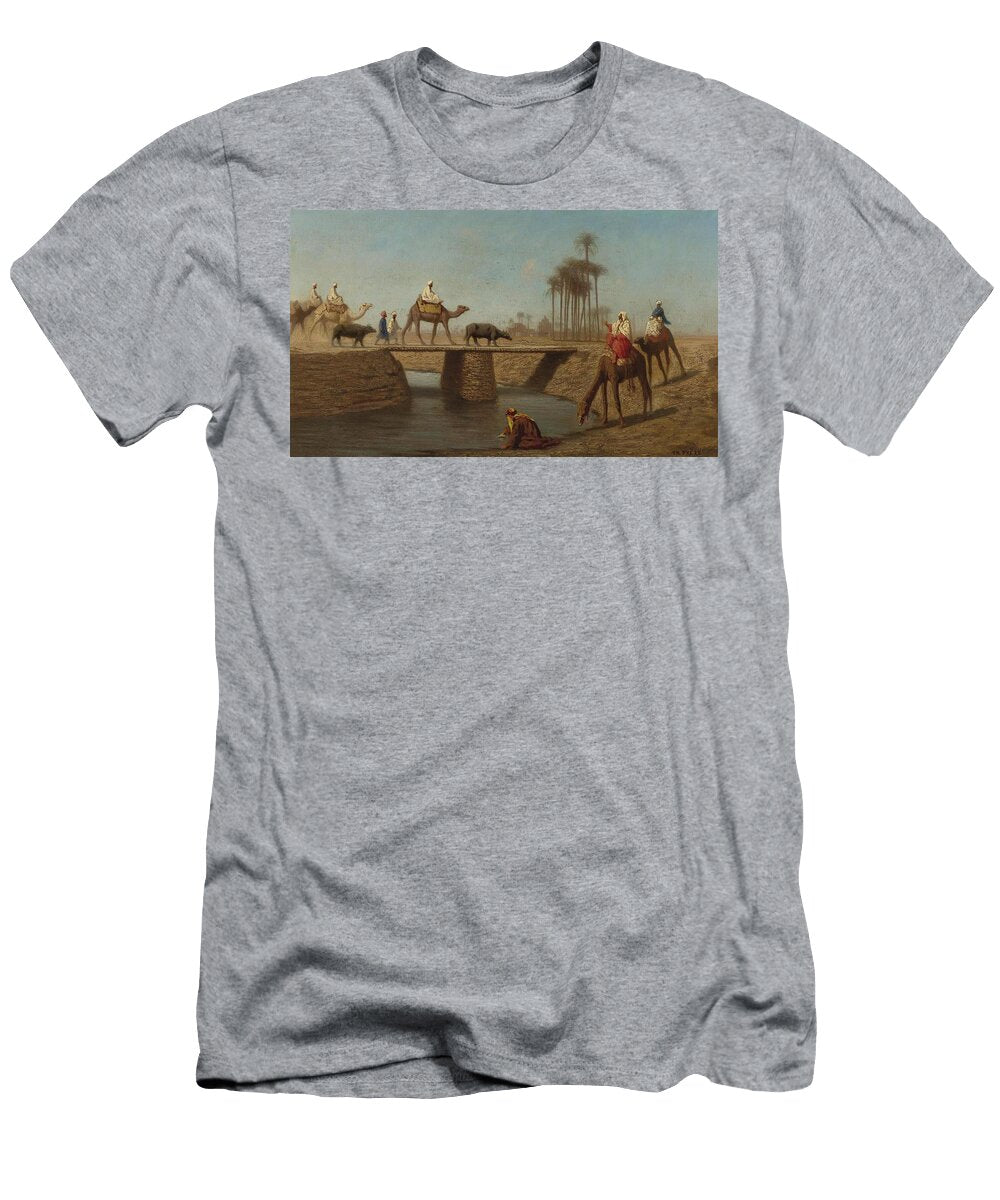 A Bridge High Egypt Art Charles Theodore Frere French T-Shirt