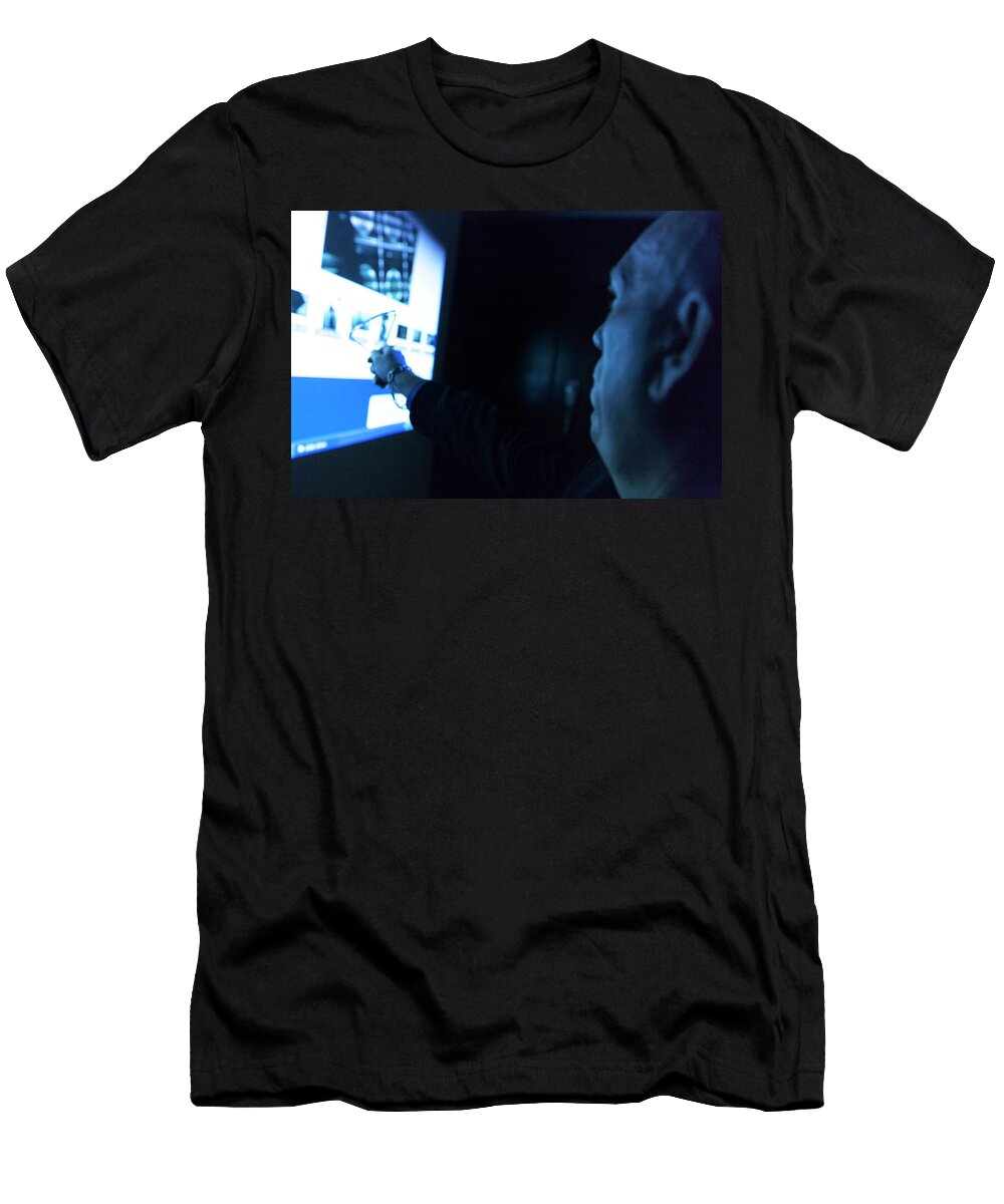 A Businessman Pointing to a Projection Ron Koeberer T-Shirt