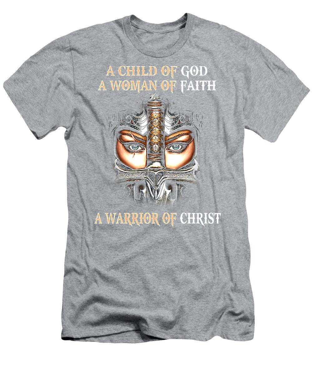 A Child of God a Woman of Faith a Warrior of Christ Can Hiep Phan T-Shirt