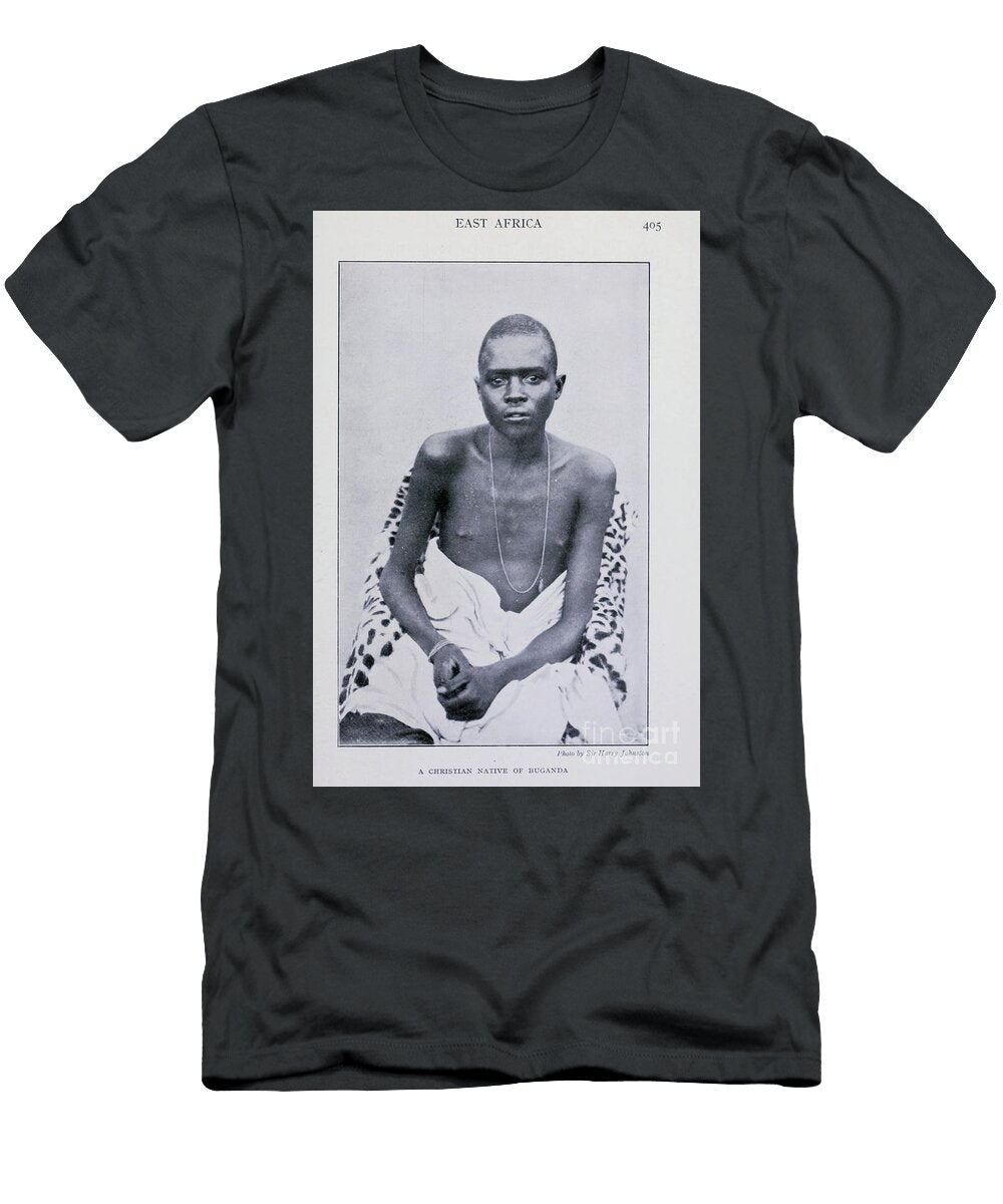 A Christian Native of Buganda Uganda I Historic Illustrations T-Shirt