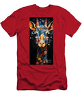A Colorful Artwork of a Giraffe with Circles an DC Ff D Ac Cfbdc Artistic Rifki T-Shirt