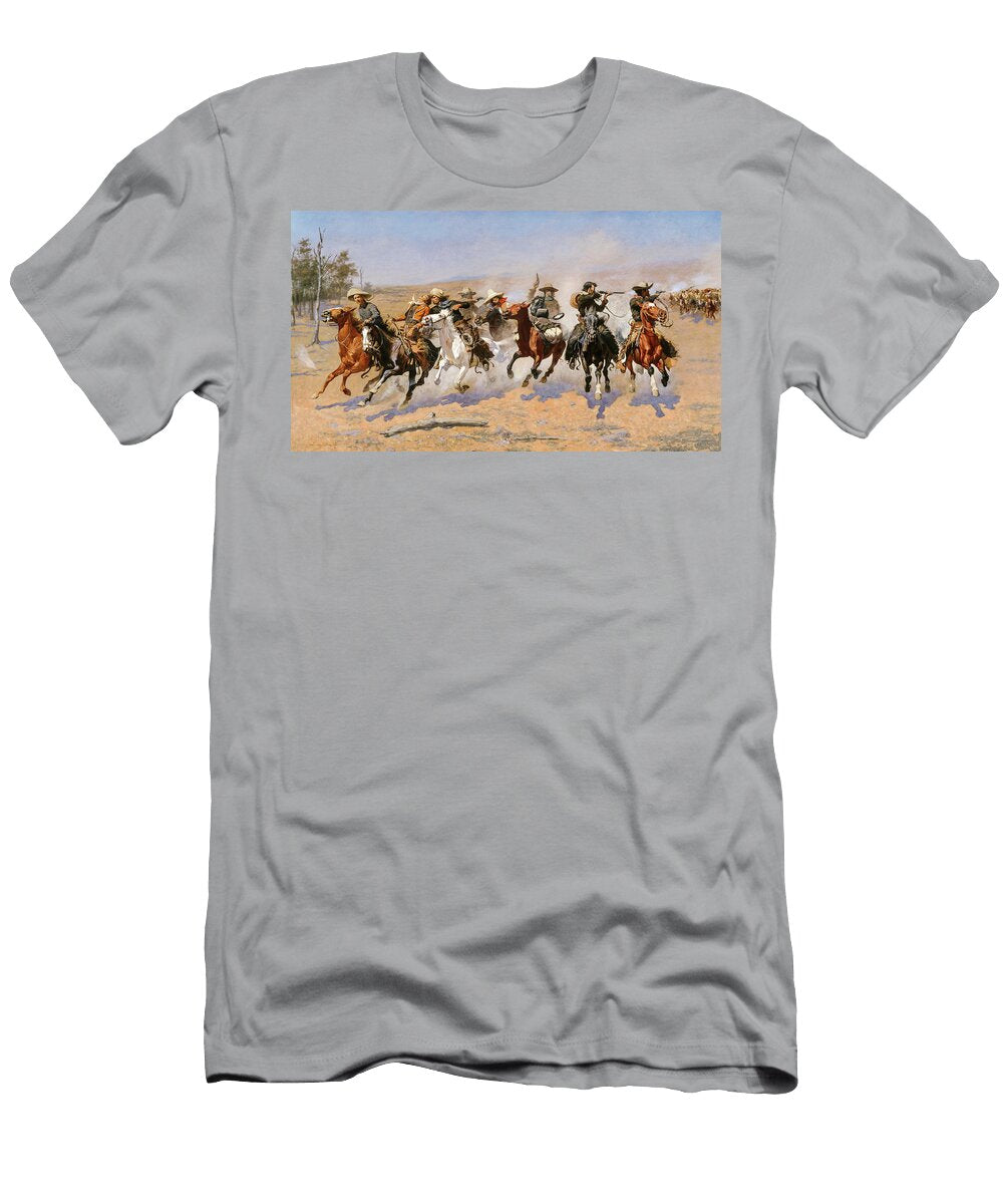 A Dash for the Timber 1889 Frederic Sackrider Remington T-Shirt