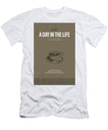 A Day in the Life the Beatles Minimalist Song Lyrics Greatest Hits of All Time 024 Design Turnpike T-Shirt