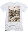 A Fierce Hand to Hand Fight Ensued Stanley L Wood T-Shirt