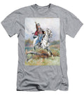 A French Cavalryman on Horseback 1900 Jean Baptiste Edouard Detaille T-Shirt