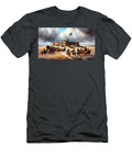A Frontier Fort on the American Plains with Cavalry and Pioneers Jeff Creation T-Shirt
