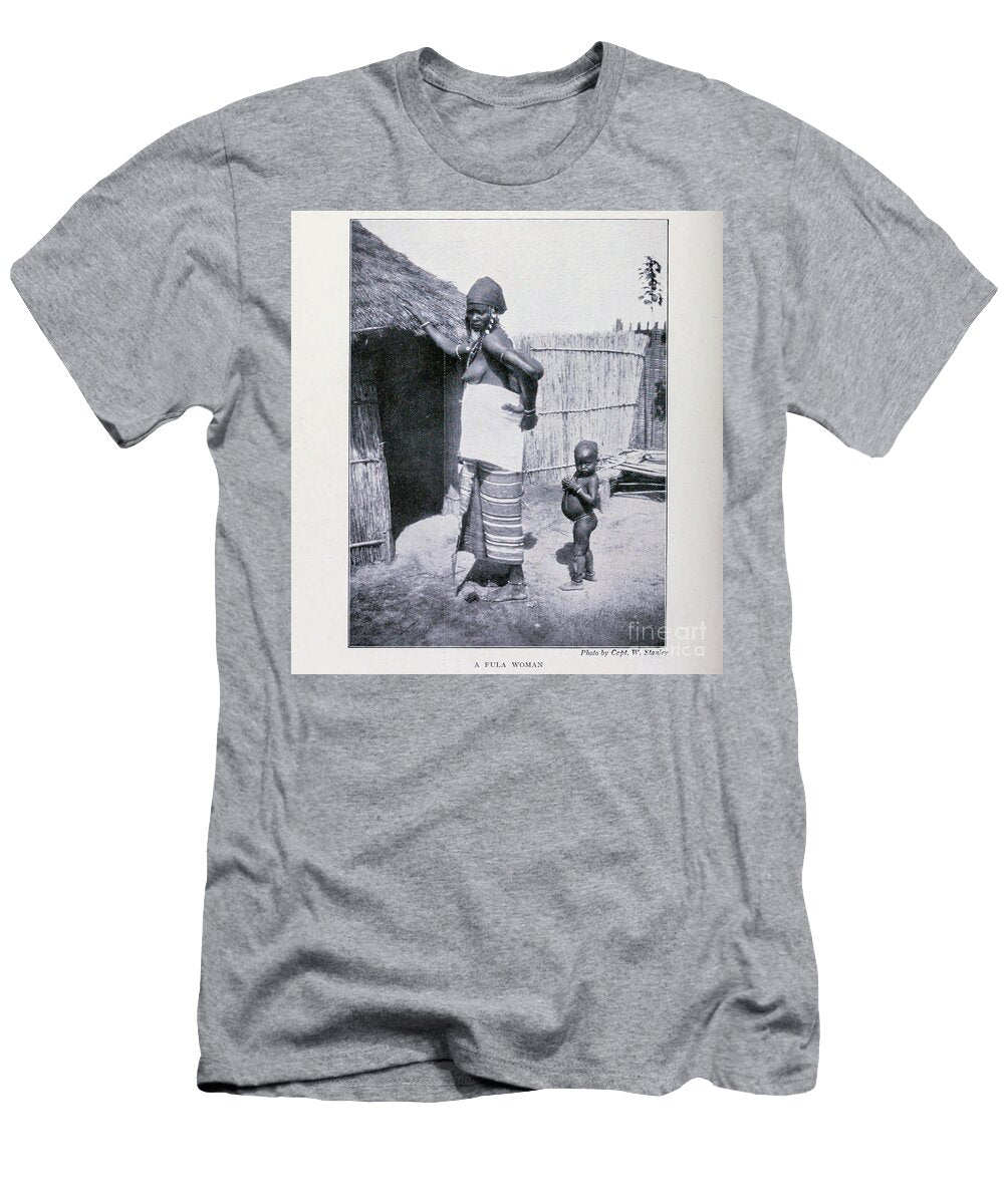 A Fula Woman Sokoto Nigeria I2 Historic Illustrations T-Shirt