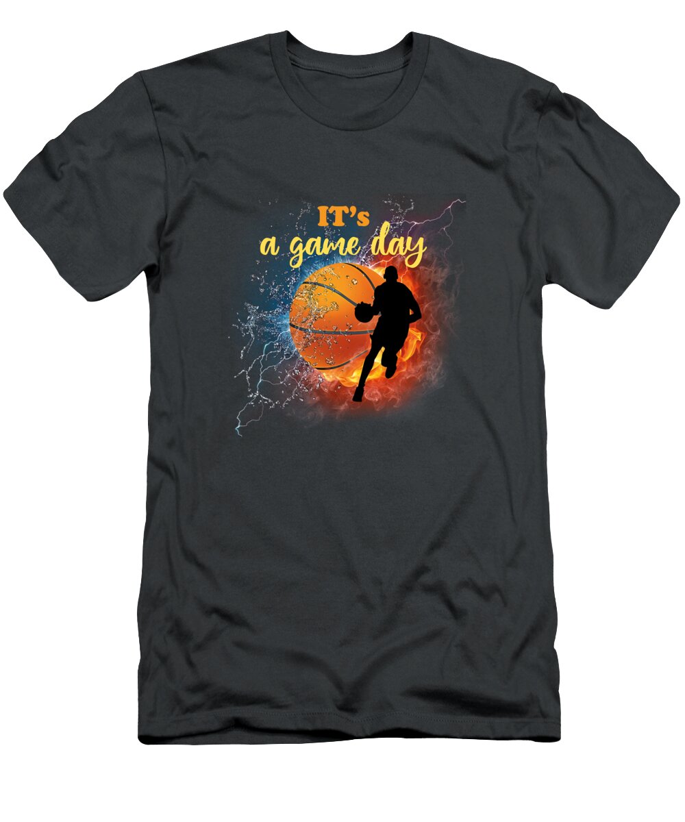 A Game Day Funny Basketball Lovers Aissa Khobzi T-Shirt