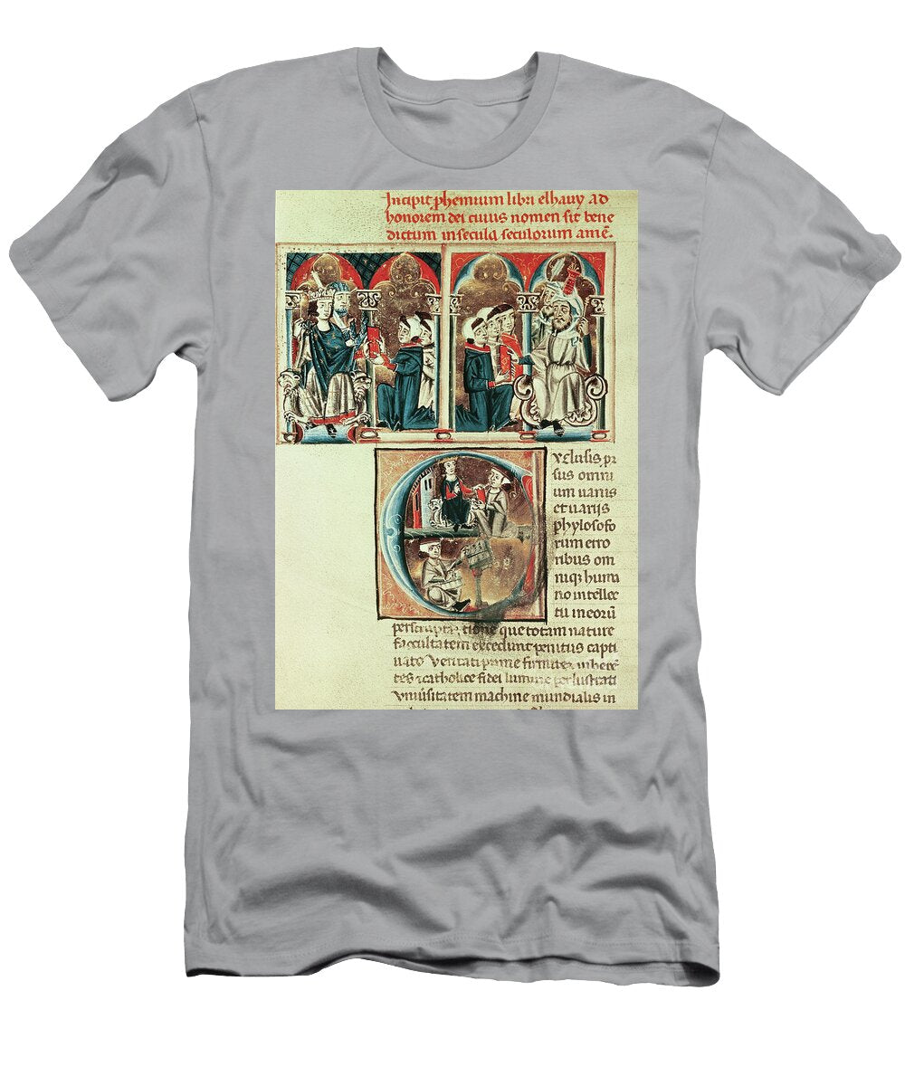 A Jewish Scholar Presenting a Translation of an Arabic Treatise to Philippe Danjou French School T-Shirt