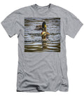 A Merganser with a Mouth Full Mitch Shindelbower T-Shirt