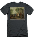 A Military Blacksmith Shoeing Horses By a Ruin Pieter Van Bloemen T-Shirt