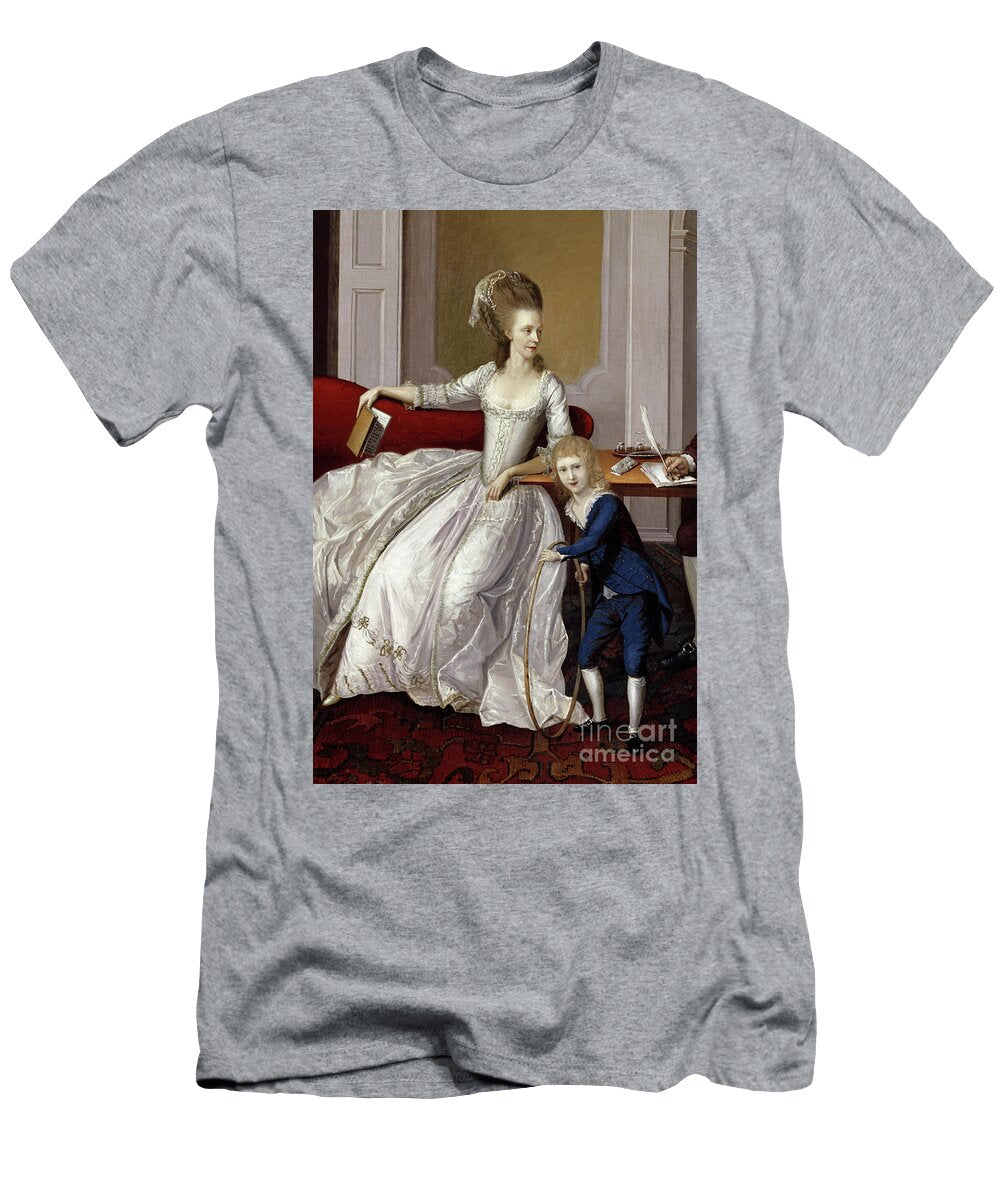 A Mother and Child C1780 English School T-Shirt