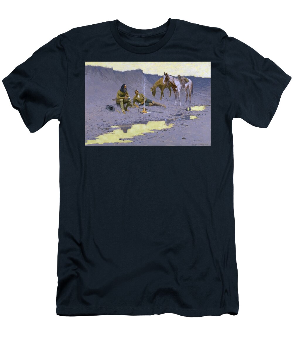 A New Year on the Cimarron Frederic Remington 1903 War Is Hell Store T-Shirt