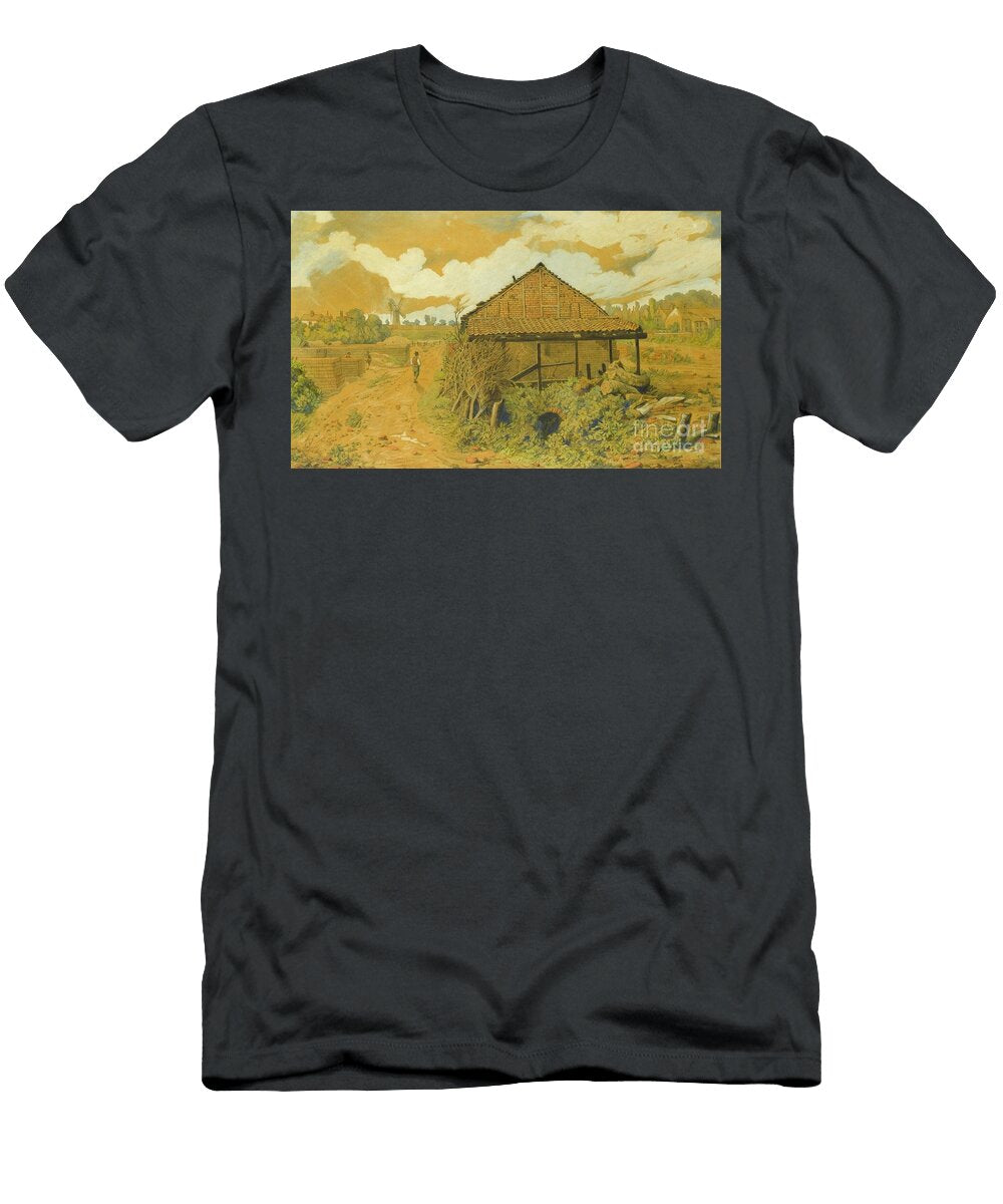 A Norfolk Timber Yard 1878 Watercolor and Pencil on Paper John Joseph Cotman T-Shirt