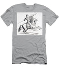 A Norman Knight Dressed in Chain Mail and Helmet Carrying Spear and Shield French School T-Shirt