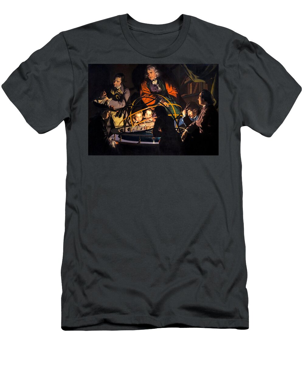 A Philospher Lecturing on the Orrey Joseph Wright of Derby T-Shirt