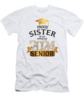 A Proud Sister of a 2024 Senior I Yellow School Millennialdesign T-Shirt