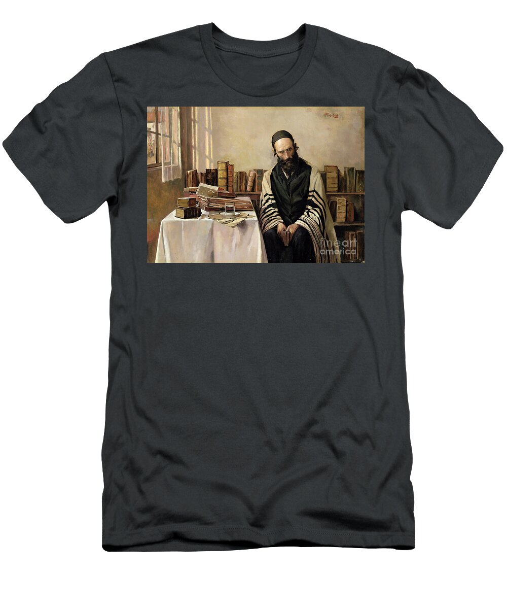 A Rabbi in His Study Alois Heinrich Priechenfried T-Shirt