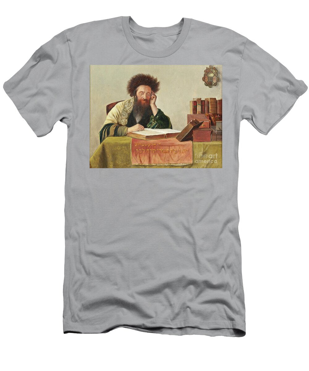 A Rabbi Reading the Talmud Isidor Kaufmann T-Shirt