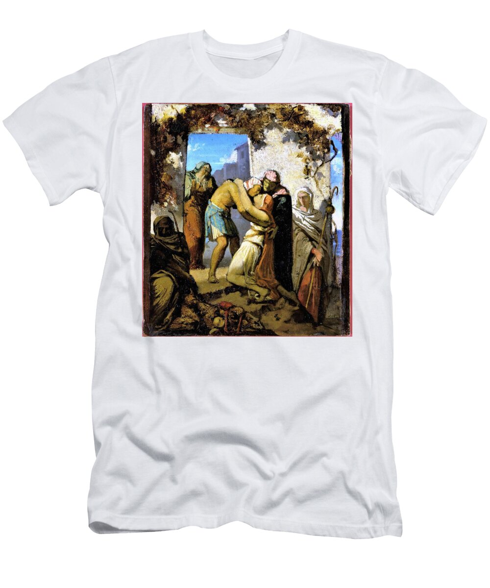 A Scene From the Story of Tobit Digital Remastered Edition Henri Lehmann T-Shirt