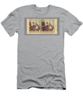 A Scene with a Man Behind a Desk and a Cleaning Woman Geschwister Pauly 1873 1890 Geschwister Pauly T-Shirt