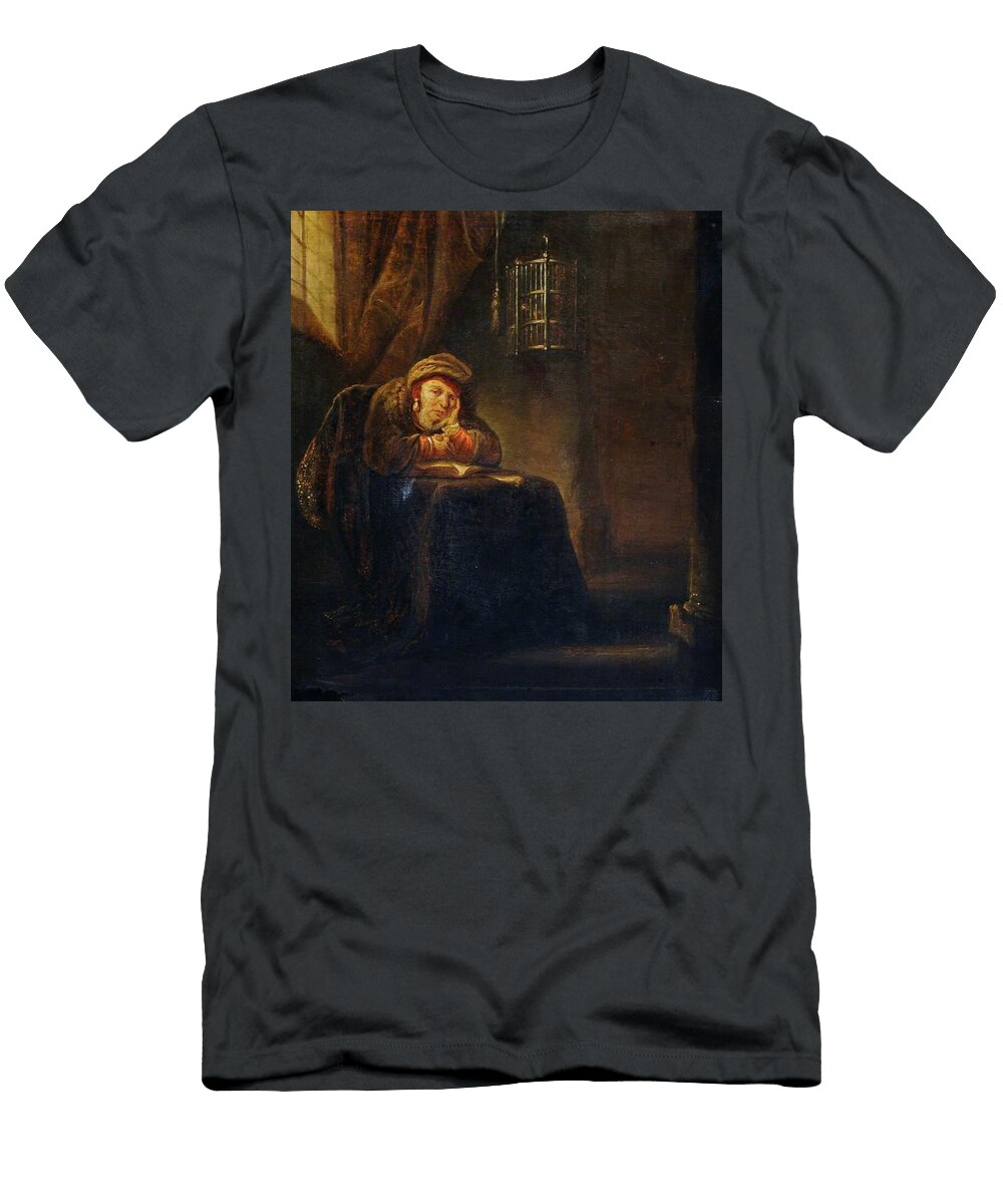 A Scholar Seated At a Table Anonymous T-Shirt