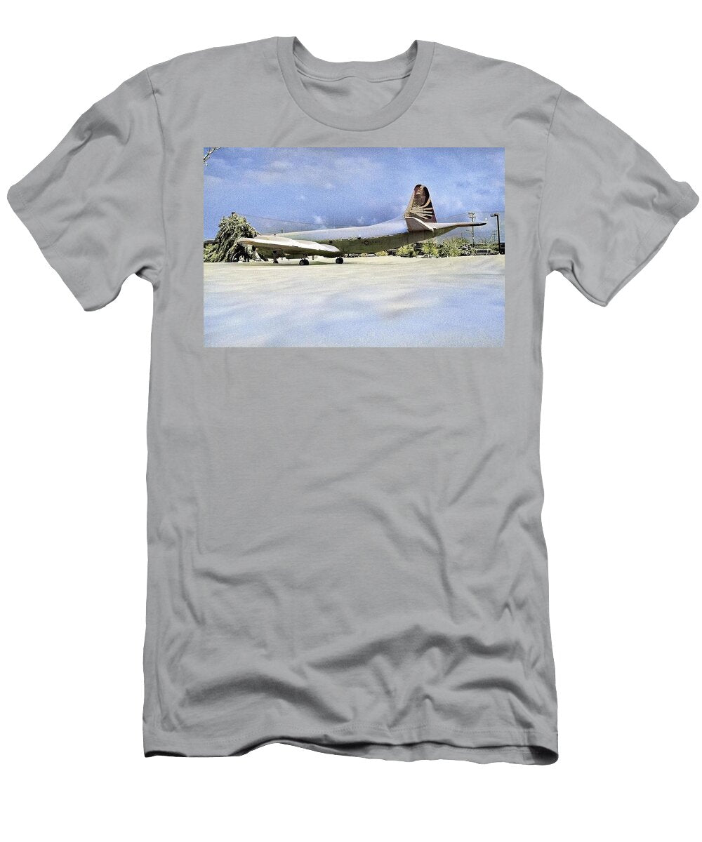 A Snow Covered P 3c Orion Aircraft of Patrol Wing Five Patrol Squadron 23 Vp 23 the Seahawks Pa Ahmet Asar T-Shirt