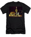 A Still Life of Drinking Vessels a Pineapple Cup a Lemon Bread and Two Small Books Sebastian Stoskopff T-Shirt