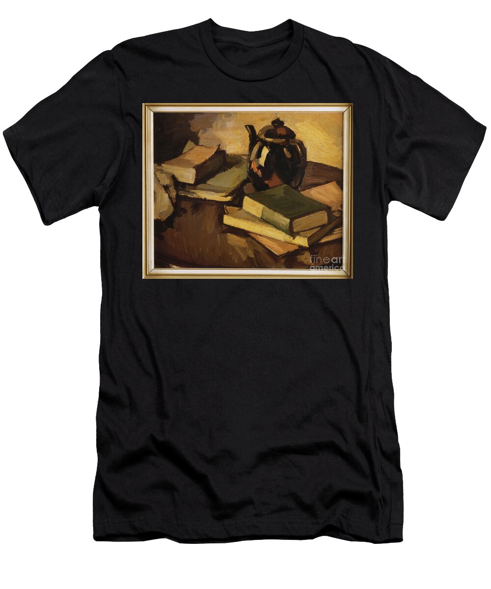 A Still Life with a Teapot and Books on a Table C1926 Samuel John Peploe T-Shirt