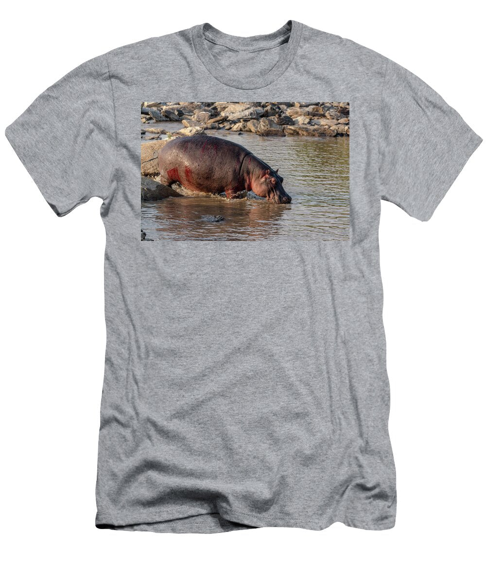 A Survivor Hippopotamus Eric Albright T-Shirt