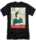 A Thoughtful Person Reading a Book Rhys Jacobson T-Shirt