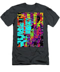 A Vibrant Mosaic of Glitch Art Forms a Side Profile of a Face Bob Orsillo T-Shirt