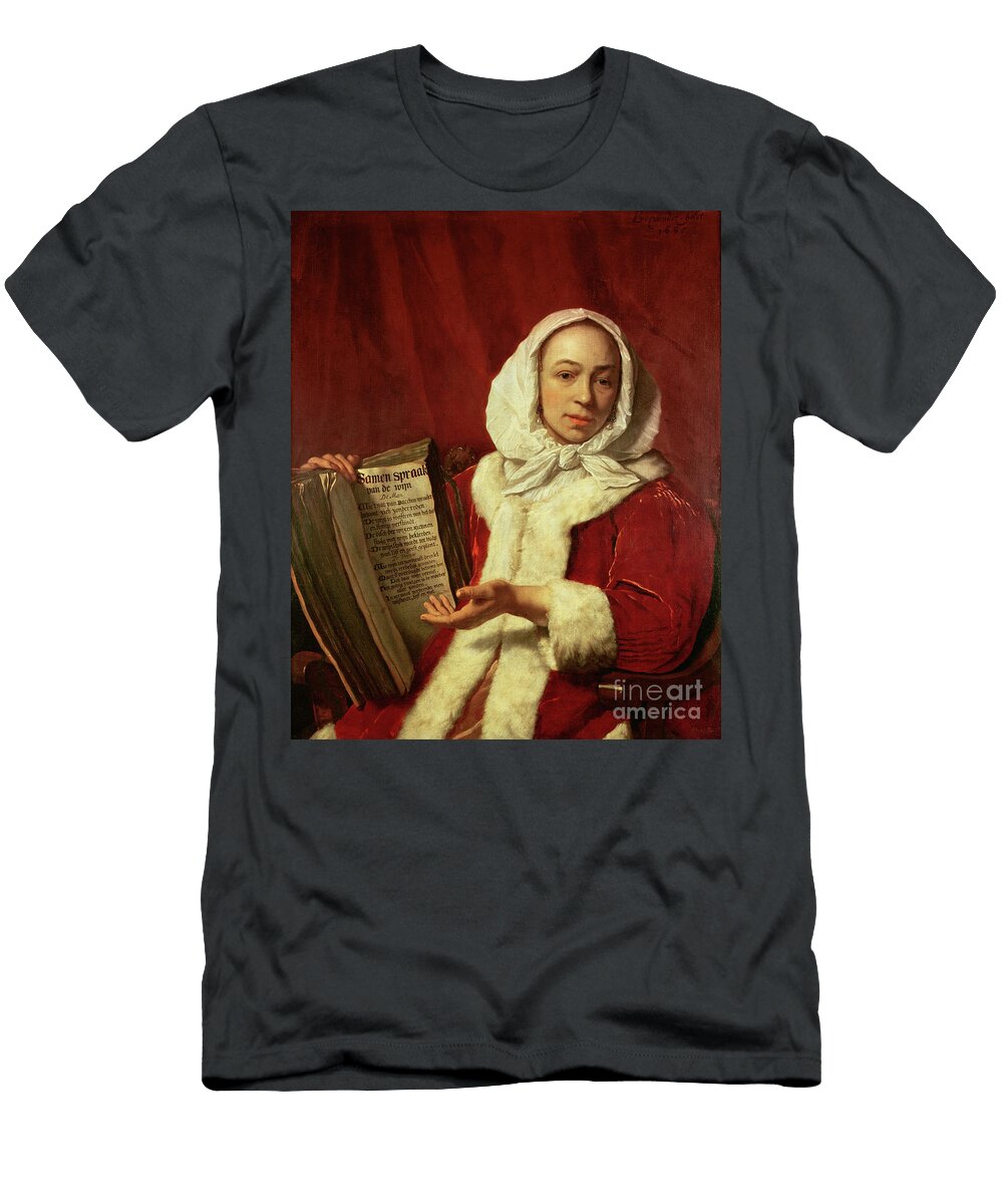 A Young Woman Celebrating Wine 1665 Bartolomeus Van Der Helst T-Shirt