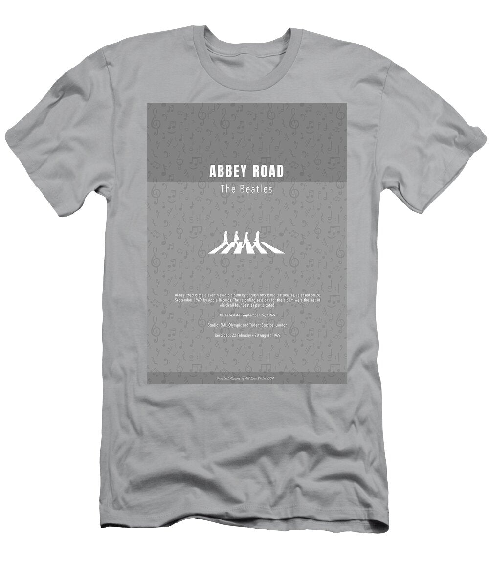 Abbey Road the Beatles Greatest Albums of All Time Minimalist Series Design Turnpike T-Shirt