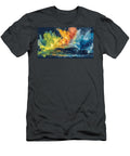 Abstract Structures Seahawks Roaring Home Lumen Field Seattle Watercolor Colorful Buildings Modern a Elmer Powers T-Shirt