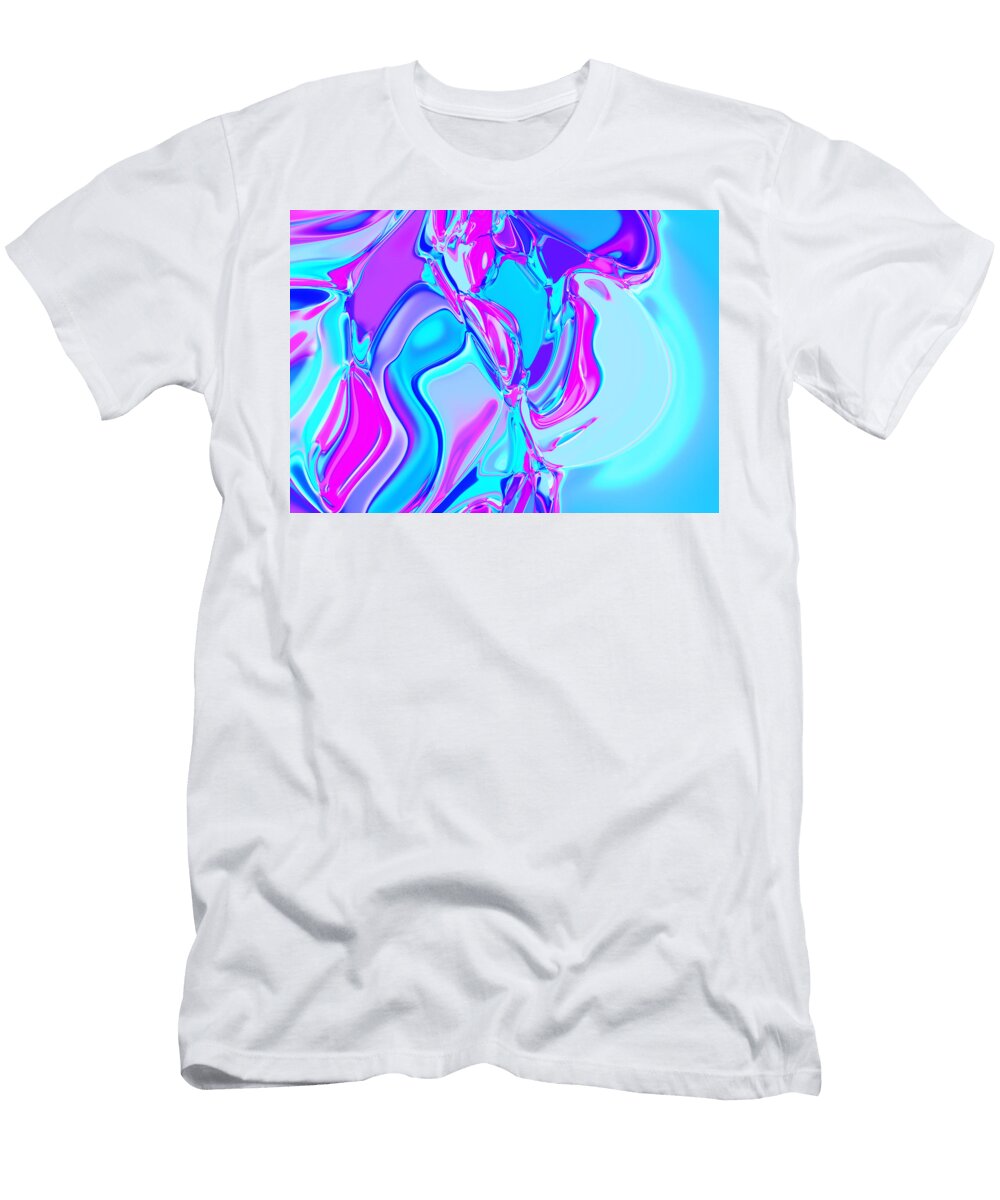 Abstract the Naughty Lawn Attracts Caribou Martin Stark T-Shirt