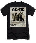 Ac DC 1979 Concert Poster Kevin Walker and Pixel Reverie T-Shirt