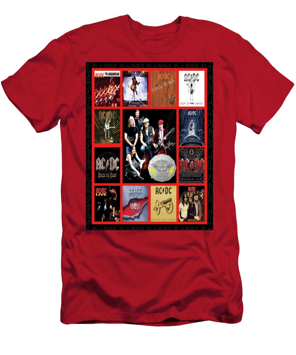 Ac DC 45th Anniversary Fan Gift Hard Rock Highway to Hell Back in Black Prempersaud Haribaran T-Shirt