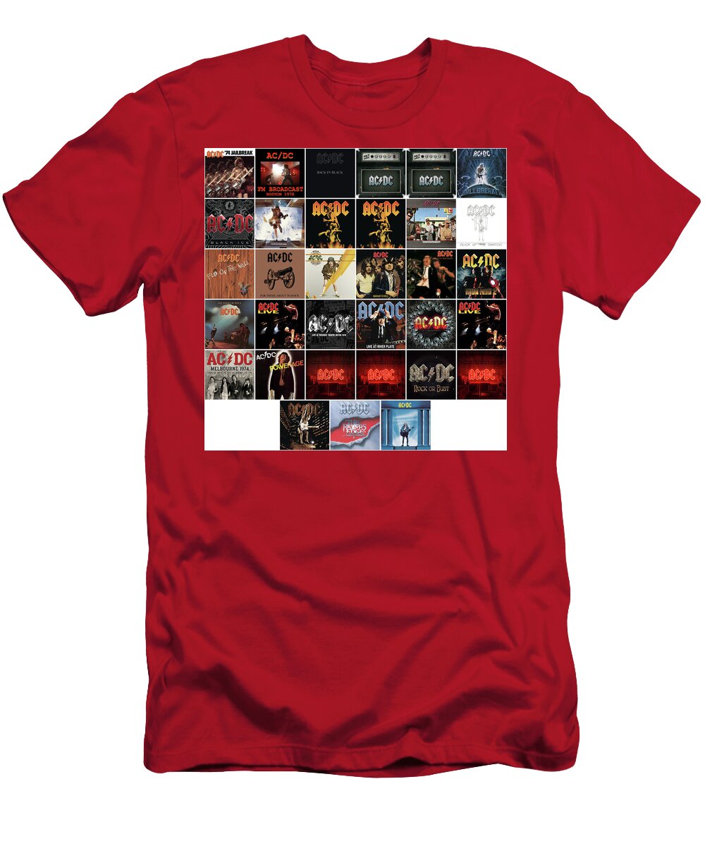 Ac DC Discography Stephen Smith Galleries T-Shirt